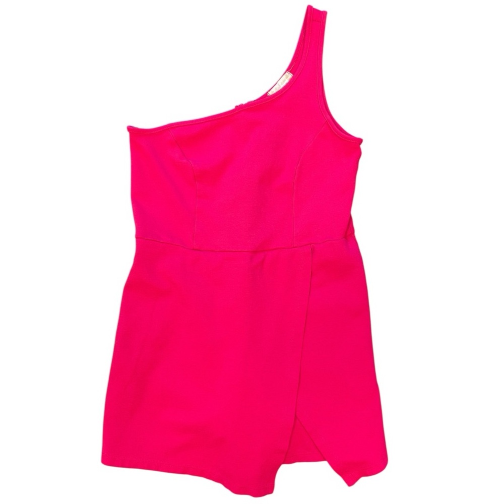 Altar’d State One Shoulder Pink Romper – Size Small